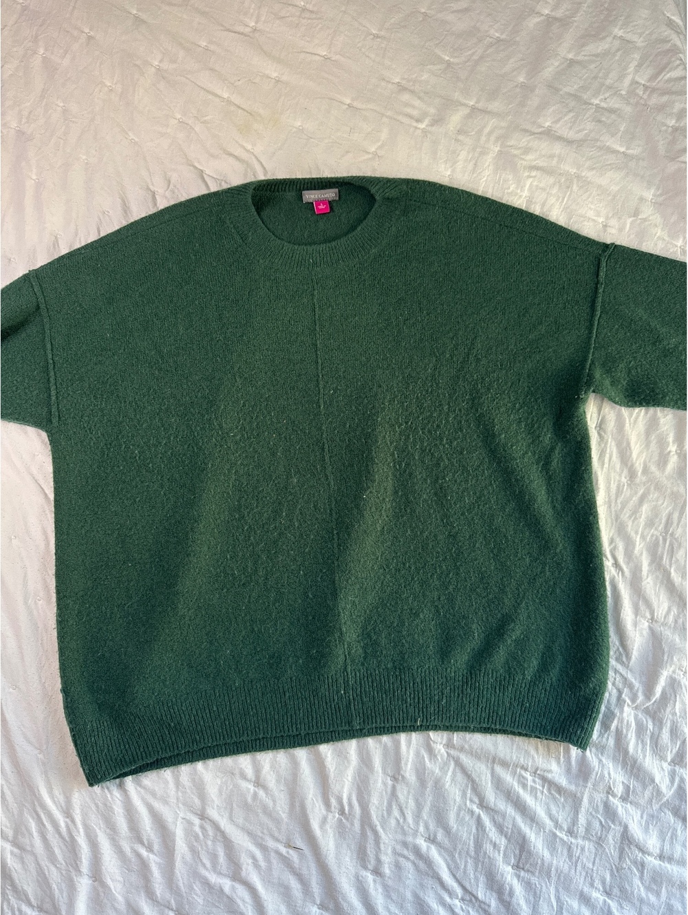 Vince Camuto Men's Large Green Crewneck Sweater